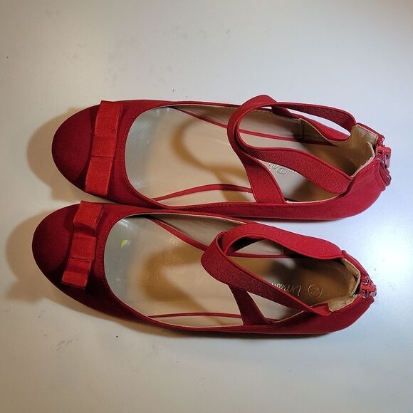 DREAM PAIR BOWNOT BALLET CRISS-CROSS STRAP - Picture 7 of 14